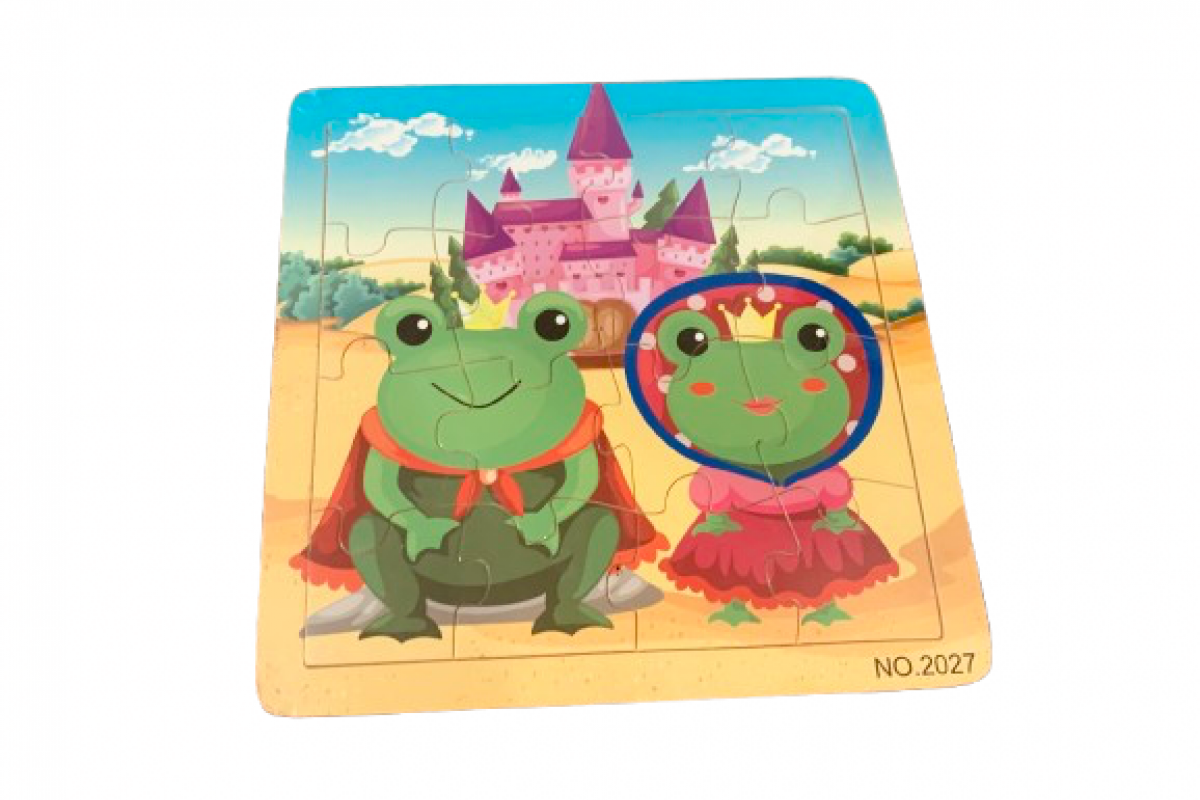 Puzzle- békás (16 db-os)