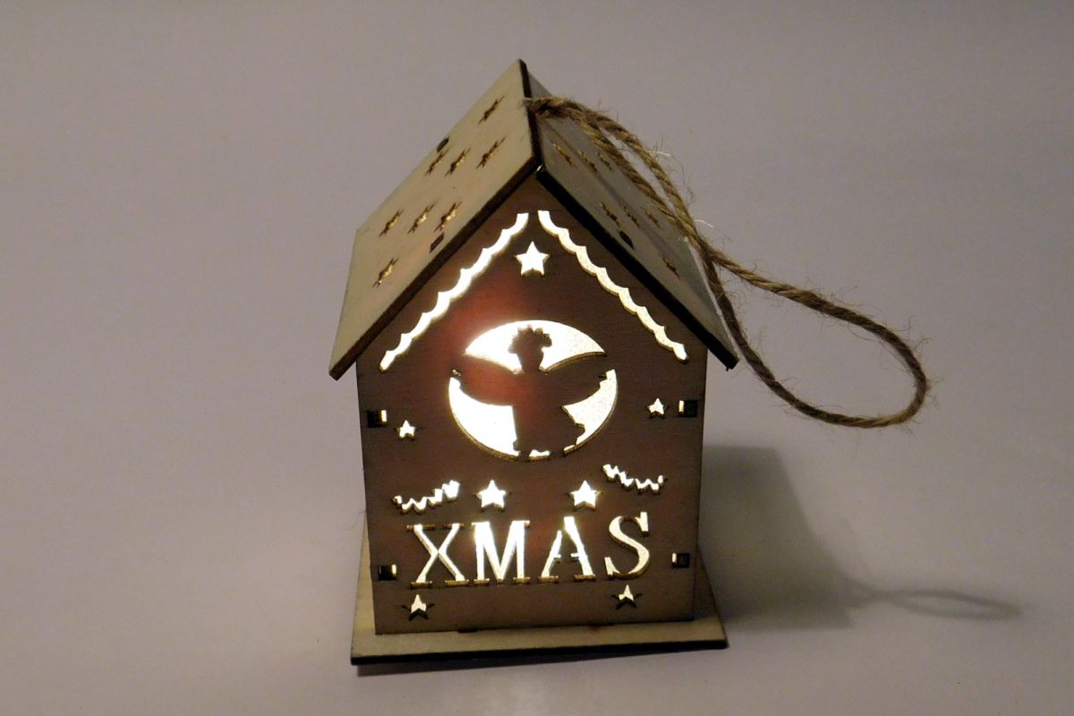 Dísz- Xmas házikó