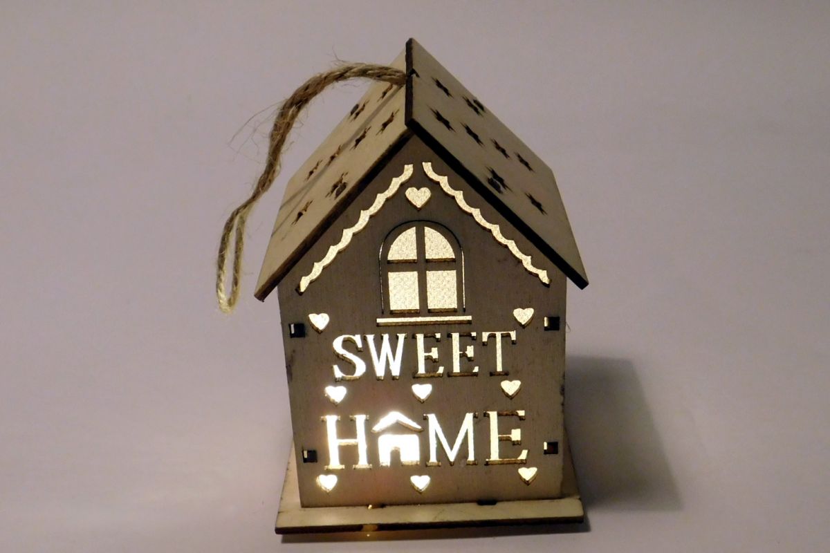 Dísz- Sweet Home házikó
